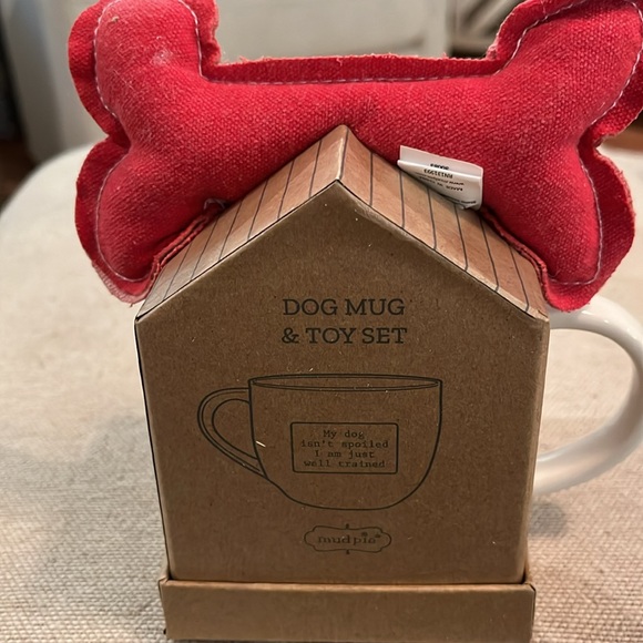 Mud Pie Stripe Santa's Favorite Dog Toy and Mug Set/NWT - Picture 7 of 9